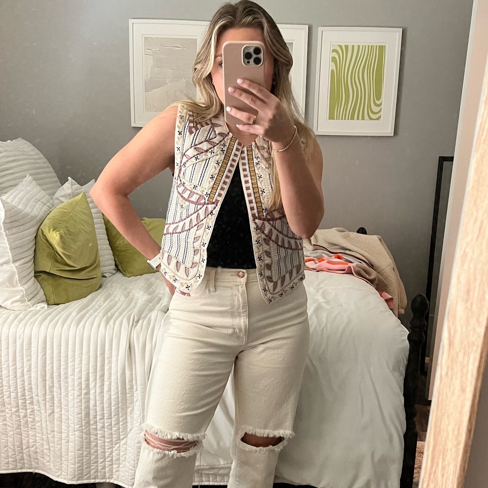 Embroidered Vest